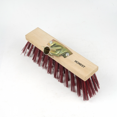 Wooden Handle Pp Bristle Wooden Floor Broom Brush