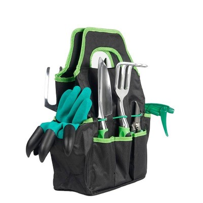 Hot Sales Tpr Handle Multifunction 9pc Grass Garden Tools Set